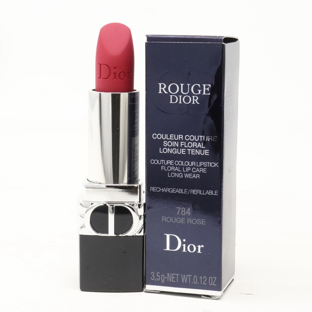ROUGE DIOR MATTE LIPSTICK IN 784 ROUGE ROSE NIB